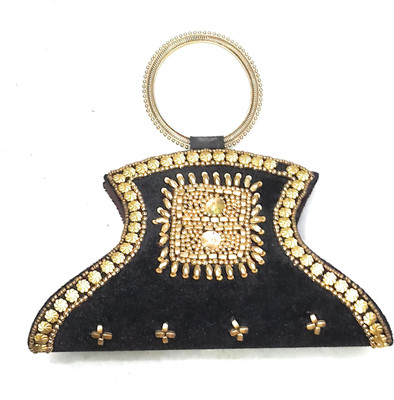 

SS Traders Party Black Clutch
