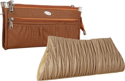 

Element Cart Casual, Formal, Party Brown, Beige Clutch, Beige;brown