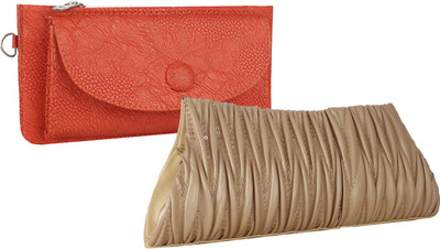 

Element Cart Casual, Formal, Party Tan, Beige Clutch, Beige;tan