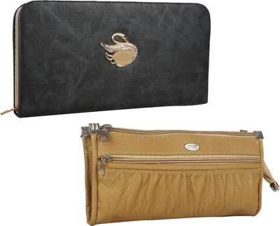 

Fillincart Casual, Formal, Party Beige, Black Clutch