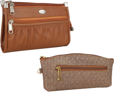 Element Cart Casual, Formal, Party Brown Clutch