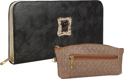 

Element Cart Casual, Formal, Party Black, Brown Clutch