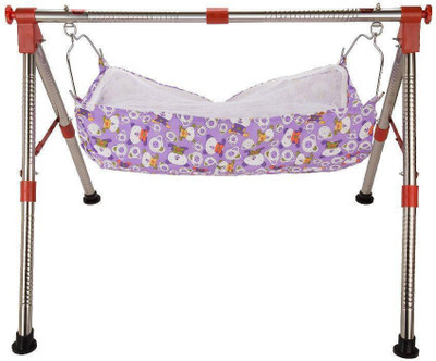 

jin Fully Foldable Cradle with Round Frame(Black, Red)