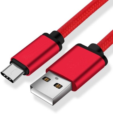 StuffHoods USB Type C Cable 1 m Type C USB Cable38(Compatible with Mobile, Multicolor, One Cable)