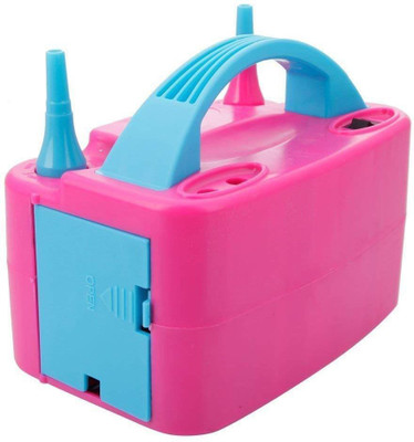 

Smartcraft Pink New Two Nozzles High Power Electric Balloon Inflator Air Pump for Wedding Party, Multi Color - 1 g