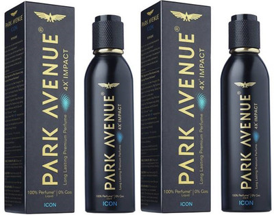 

Park Avenue ICON ICON 4X IMPACT Deodorant Spray - For Men(280 ml, Pack of 2)