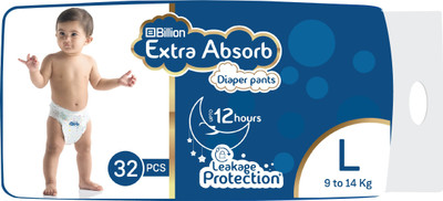 Billion Extra Absorb Diaper Pants - L(32 Pieces)