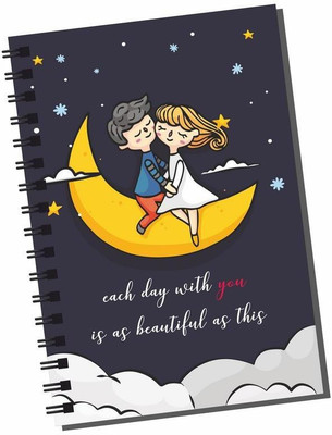 

dpotli A5 Diary(Each day with you is as beautiful as this, Multicolor)