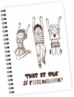 

Dpotli A5 Diary(This Is Our Friendship, Multicolor)
