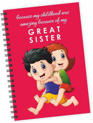 

Dpotli A5 Diary(Great Sister, Multicolor)
