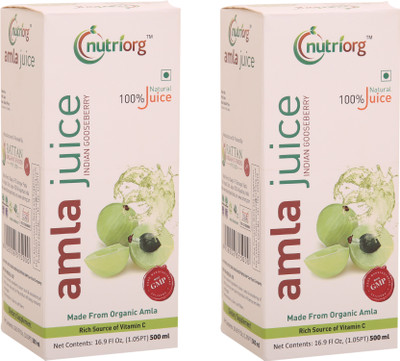 

Nutriorg Amla Juice 500 ml Combo Pack(2 x 500 ml)