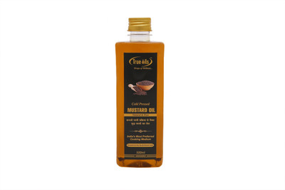 

True Oils PURE COLD PRESSED Mustard Oil Plastic Bottle(500 ml)