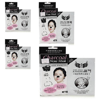 

Shopimoz Charcoal Nose Mask Deep Cleansing(Pack of 4)(160 g)