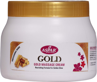 

Aspar Gold Masage Cream For Skin Visibly Fair, Smoother And Extremely Supple (450 Gm)(450 g)