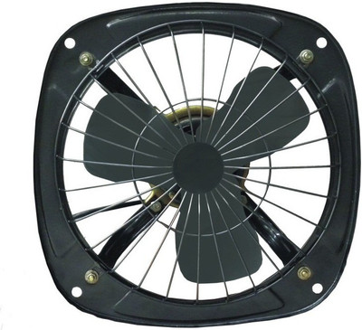

PV STAR ASHOKA Fresh Air EXHAUST FAN || 300 mm (12 inch) || Safety Grid || High Speed || Copper Winding || For Kitchen || For Bathroom || For Store || For Office || Black || IS :996 Approved Motor || P-038 3 Blade Exhaust Fan (black) 3 Blade Exhaust Fan(b