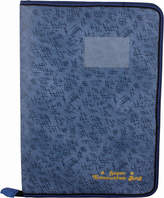 

ZesTale Premium leatherette Document Folder(Set Of 1, Blue)