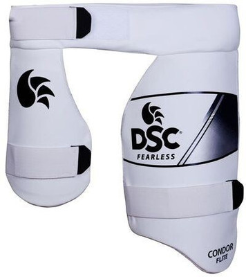 

DSC Condor Flite Left Cricket Thigh Guard(, White, Multicolor