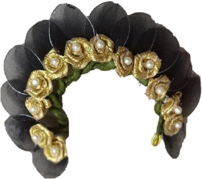 

AsmiE Hair Brooch Bun Clip(Black, Gold)