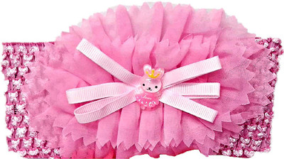 

Proplady Floral Net Cutwork Head Band(Pink)