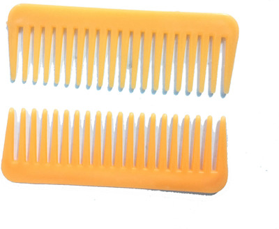 

A2Z Combs Orange Hair Comb Wide Teeth (Pack of 2) / Hair comb set / Hair comb for men / Hair Comb for Women / Combs with handle / Combs for men / Comb for Women