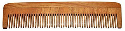 

stylazo Neem Wood Comb Medium Tooth Size Hair Comb Anti Hair-fall & Anti Dandruff comb For Men & Women