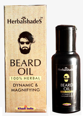

HerbalshadeS 100% Herbal Dyanmic & Magnifying Beard Hair Oil(50 ml)
