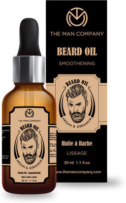 

The Man Company Smoothening Beard Oil -Argan & Geranium Hair Oil(30 ml)