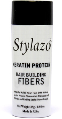 

stylazo Hair Fibers - Best Keratin Hair Fibers Instantly Thickens Thinning or Balding Hair for Men and Women - Natural Hair Loss Concealer 0.98oz/28 Grams (Light Brown)(28 g)