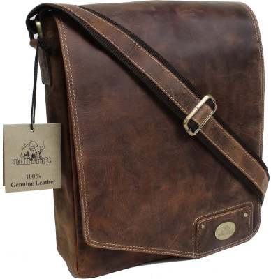 Bull Kraft Sling Bag(Brown)