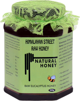 

himalayan street raw honey (Unprocessed Raw Eucalyptus Honey 500gm) 100% Natural Honey(500 g)
