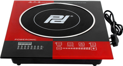 

Poweronic PR-A211 With New VOICE feature Induction Cooktop(Red, Touch Panel)