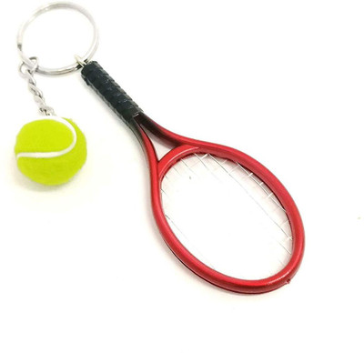 

Jaycoknit Almeriaz Metal Lawn Tennis Collectible Key Chains &Key Rings(RED) Key Chain