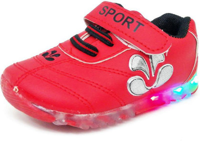 

TeeniTiny Boys & Girls Velcro Sneakers(Red