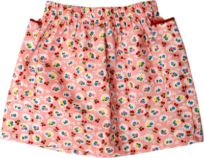 

Bows and Mittens Short For Girls Casual Printed Cotton(Pink, Pack of 1