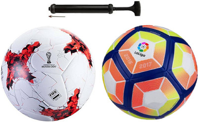 

Alen Luxury Rushia+Lalinga Multicolor Football Combo With Durable Air Pump Football Kit