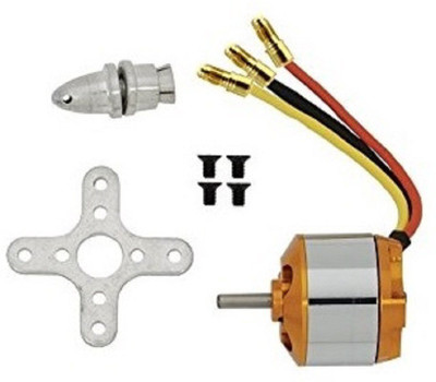 

SunRobotics A2212/13 1800KV Brushless Motor BLDC Hex Rotor Multi-Copter and RC Aircraft(Yellow)