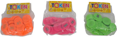 

Amit Marketing Plastic Numerical Plastic Coin 1 To 300 (5 cm x 2 cm x 5 cm)(Multicolor)