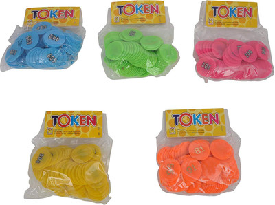 

Amit Marketing Plastic Numerical Plastic Coin 1 to 500 (5 cm x 2 cm x 5 cm)(Multicolor)