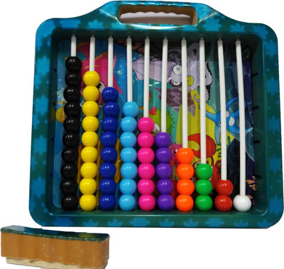 

loggas learn and count slate 2 in 1(Multicolor)