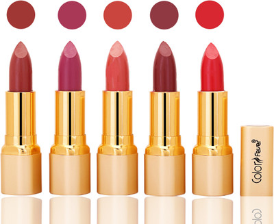 

Color Fever lipstick with Vitamin E, Enriched soft(Mauve, plum, peach, mauve, red, 20 g)