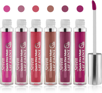 

Seven Matte lipstick(pink l pink l carrat l brown pink brown purple)