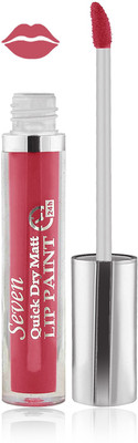 

Seven seas cosmetics makeup 24 h lip paint quick dry matte liquid lipstick set of 1(l carrat)