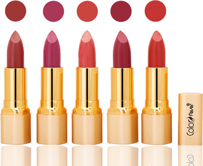 

Color Fever lipstick with Vitamin E, Enriched soft(Mauve, plum, peach, mauve, orange, 20 g)