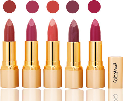 Color Fever lipstick with Vitamin E, Enriched soft(Mauve, plum, peach, plum, purple, 20 g)