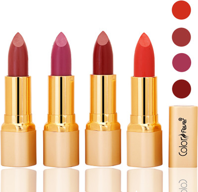 

Color Fever lipstick with Vitamin E, Enriched soft(Mauve, plum, mauve, orange, 16 g)