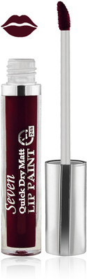 

Seven seas cosmetics makeup 24 h lip paint quick dry matte liquid lipstick set of 1(hot chocolate)