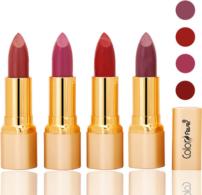 

Color Fever lipstick with Vitamin E, Enriched soft(Mauve, plum, red, plum, 16 g)