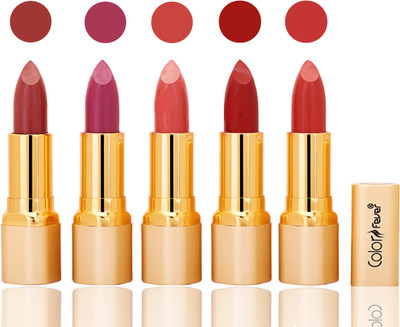 

Color Fever lipstick with Vitamin E, Enriched soft(Mauve, plum, peach, red, orange, 20 g)