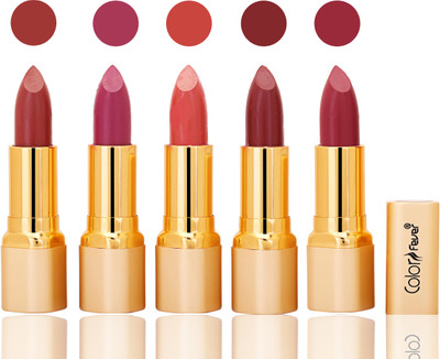 

Color Fever lipstick with Vitamin E, Enriched soft(Mauve, plum, peach, mauve, mauve, 20 g)