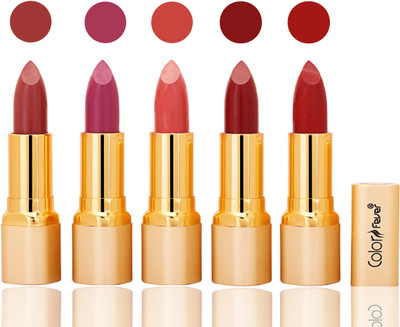 

Color Fever lipstick with Vitamin E, Enriched soft(Mauve, plum, peach, mauve, red, 20 g)